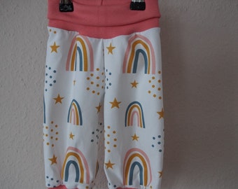 Pumphose Regenbogen/Rainbow für Baby und Kinder Gr. 56-116