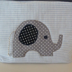 Diaper bag, toiletry bag elephant image 2