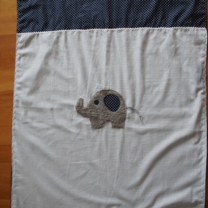 Babydecke, Krabbeldecke Elefant Bild 1