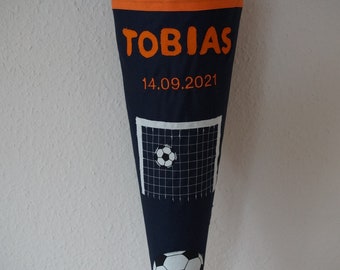 Schultüte Fussball mit Name