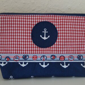 Cosmetic bag, utensilo anchor, Maritim image 2