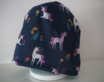 Beanie Mütze Einhorn