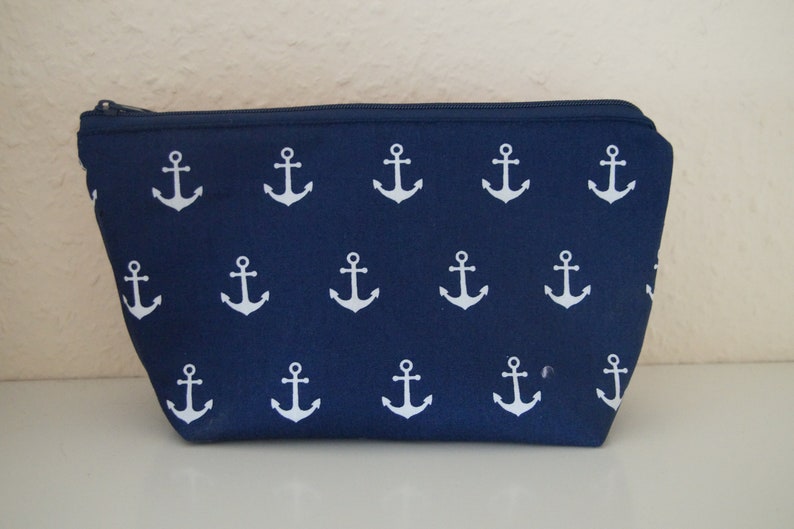Cosmetic bag, utensilo anchor, Maritim image 3