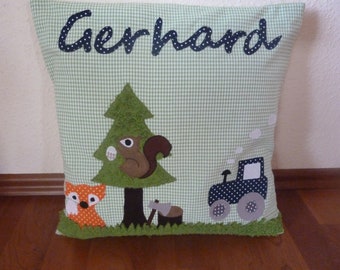 Pillow cover 40 x 40 cm forest,