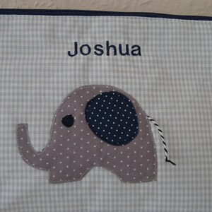 Diaper bag, toiletry bag elephant image 4