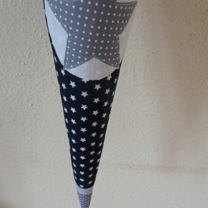 School cone star dark blue/gray image 3