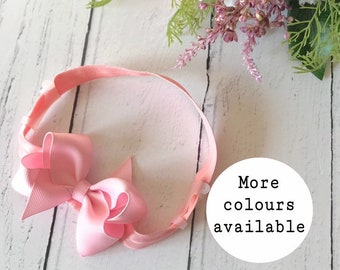 hearing aid baby headband, hearing aid headband with bow, hearing aid headband for babies, bow headband, hearing aid bow, bowtique bow