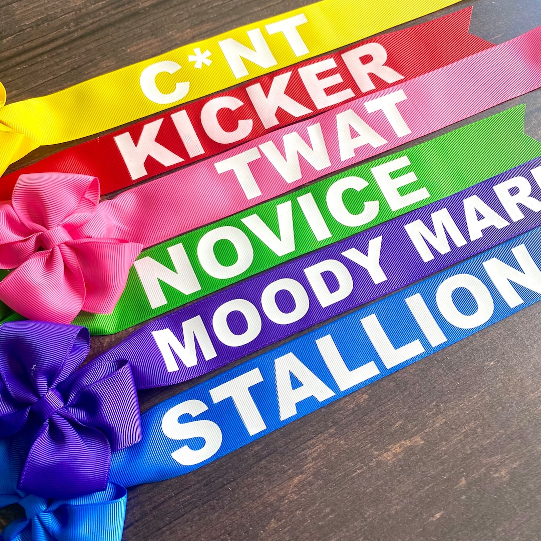 Simple Tail For Ribbon Tail Warning Ribbon, Horse Tail Ribbon, Pony Ribbon Bow, Stallion ...