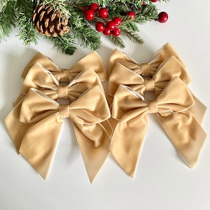 Walmart 2 Pack Large Red Christmas Bows, Velvet Wreath Bow with Glitter for Xmas Tree, Home