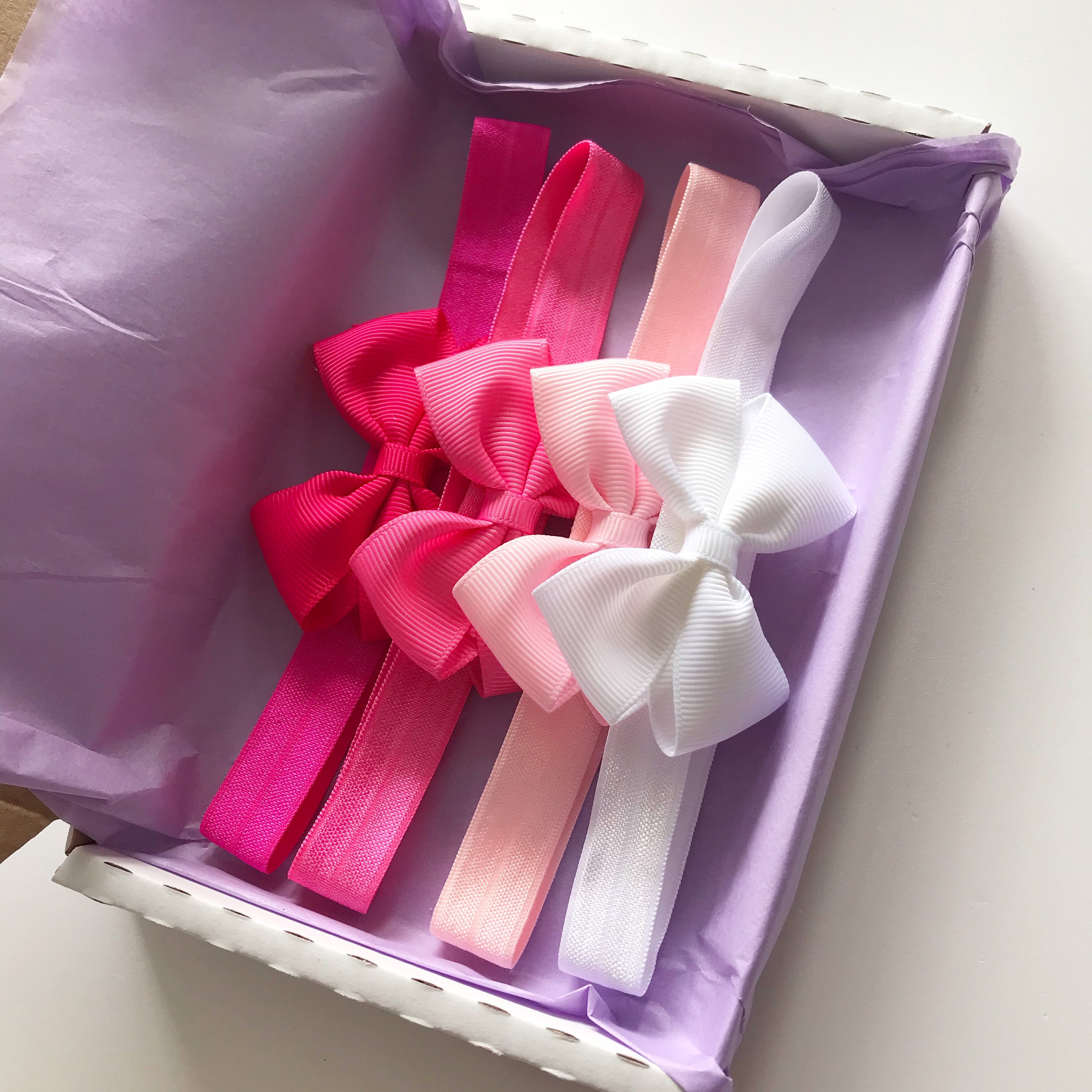 Baby Headbands Pink Baby Bows Pink Baby Headbands Baby Etsy Singapore