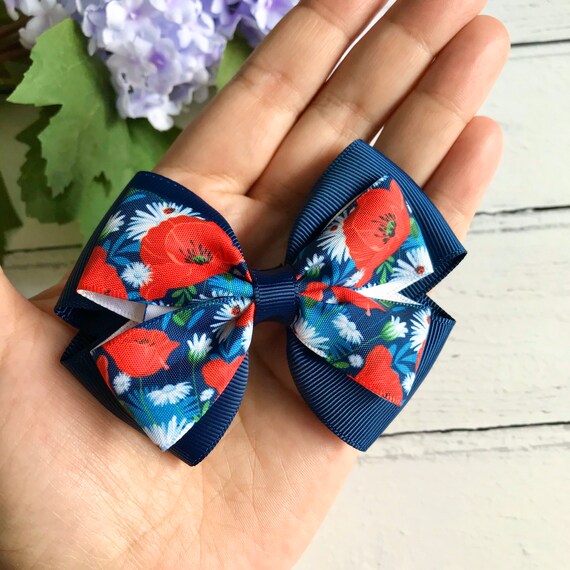 half headband poppy floral half headband poppy floral