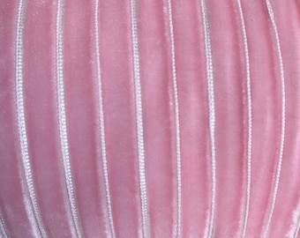 Cinta de terciopelo de 10 mm, cinta de terciopelo rosa bebé de 10 mm, 3/8 de pulgada, cinta de terciopelo de 3/8, cinta rosa de 1 cm