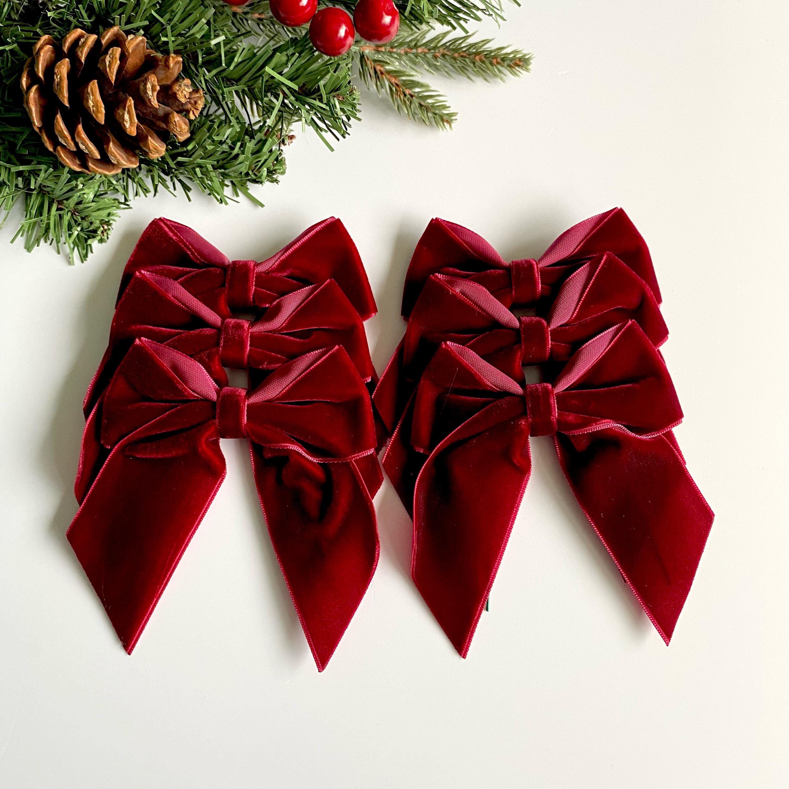 Red Christmas Bows For Tree