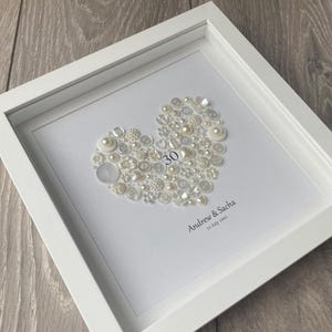 Personalised Wedding Gift - Wedding Day - Gift for Couple on their Wedding Day - 30th Anniversary - Pearl Anniversary - 30th Wedding image 3