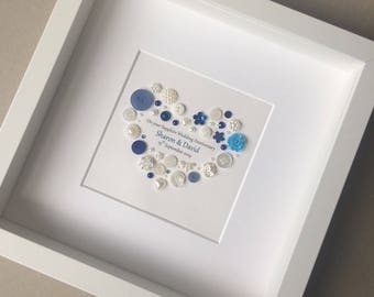 45th Wedding Anniversary, Sapphire Wedding Anniversary, Sapphire Anniversary Gift, 45th Anniversary, Celebrating 45 years, Sapphire Wedding
