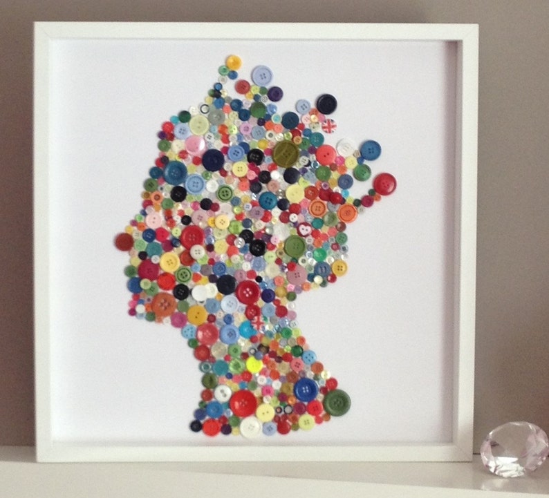 Картины из пуговиц своими руками в домашних