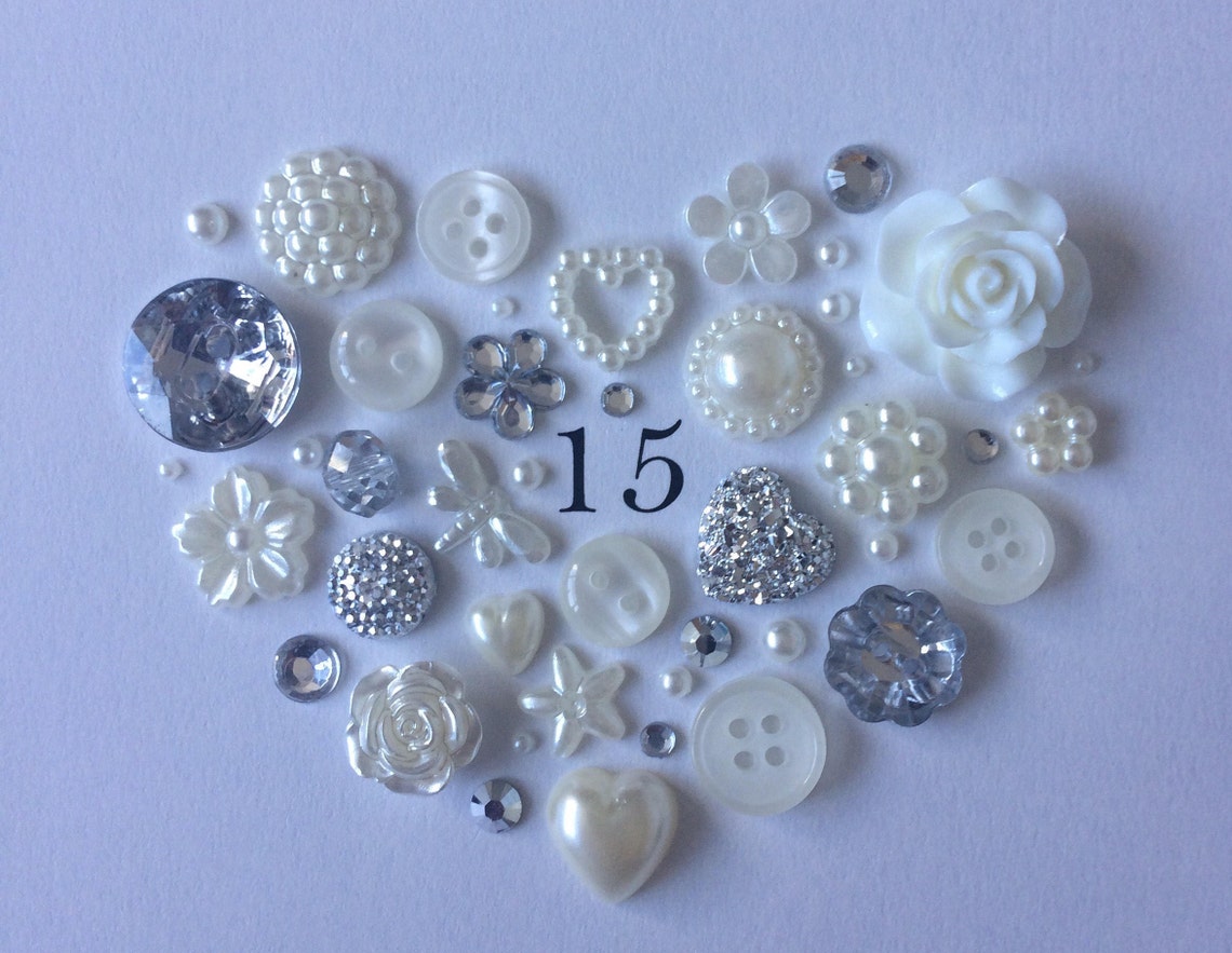 15th Wedding Anniversary Gift Crystal Anniversary Frame Etsy UK