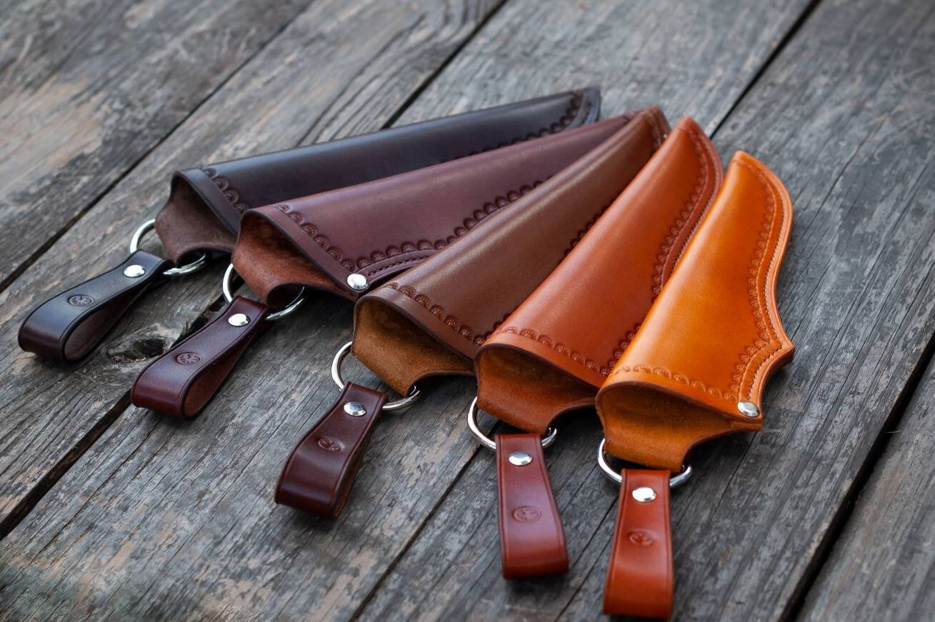 Ariat Messerscheide Aus Leder - Western Style Gürteltasche Für Taschenmesser