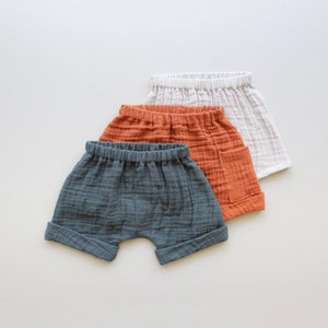 Easy Woven Harem Shorts PDF Sewing Pattern