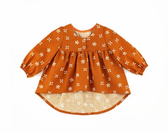 Patrón de costura PDF superior de limonada alta y baja