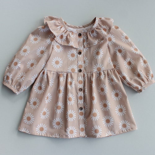 PDF Sewing Pattern Baby Slip Dress With Bloomers 03 Months to Etsy