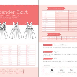 Suspender Skirt PDF Sewing Pattern image 6