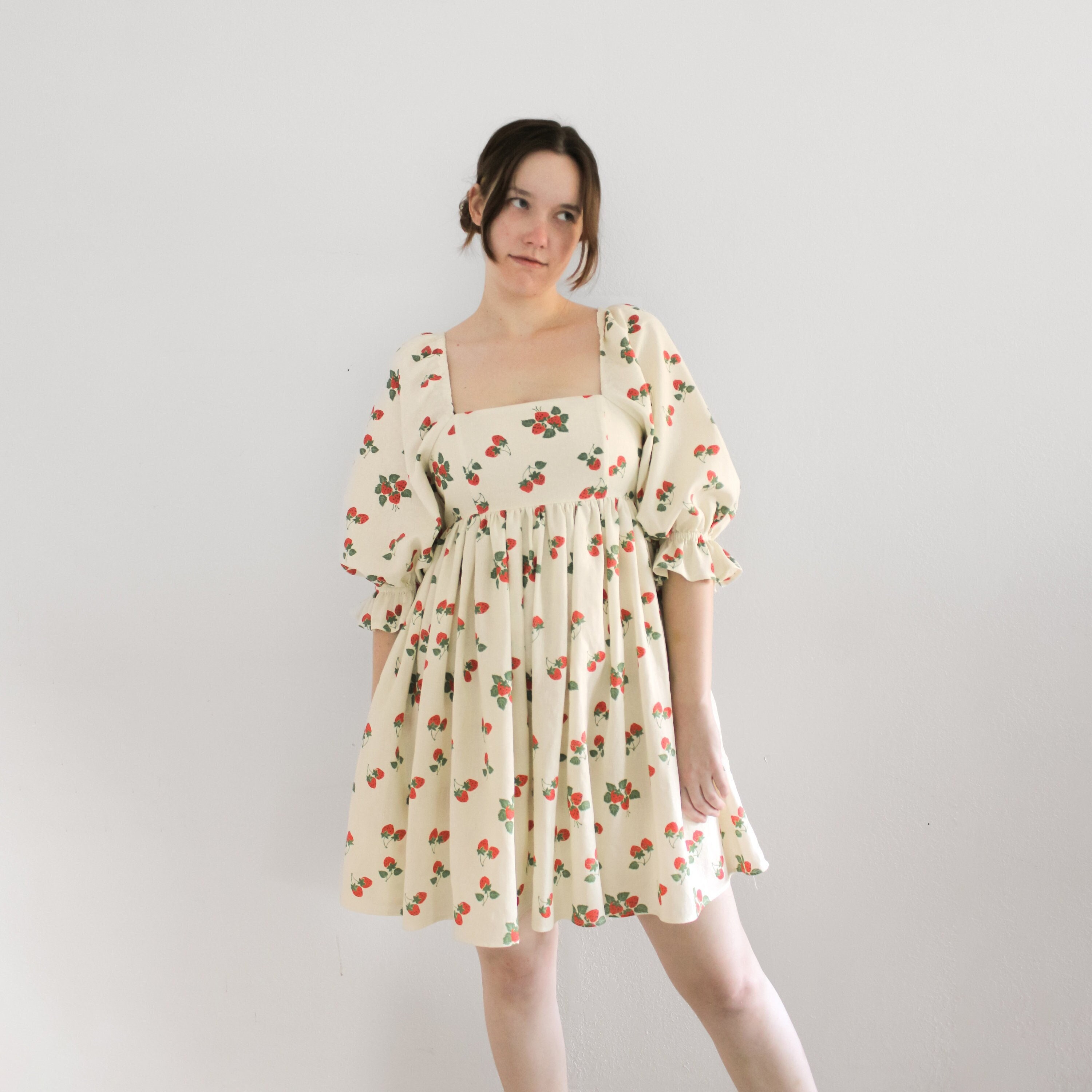 kawaii mini dress Coquette Summer Floral Mini Dress