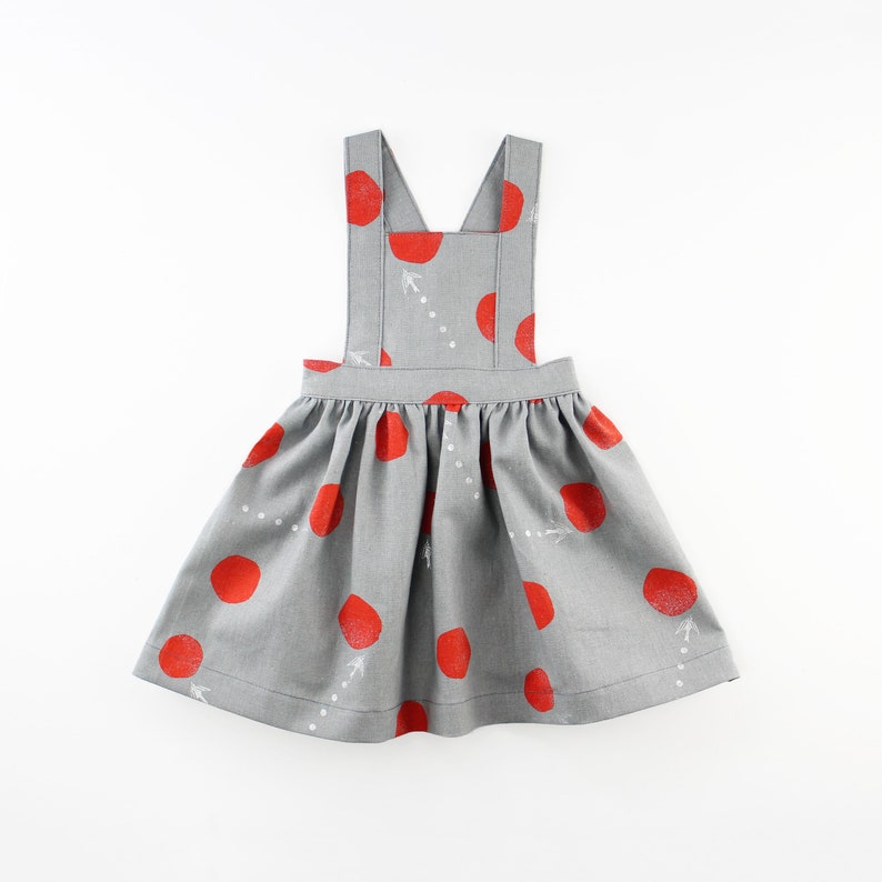 Flutter Pinafore Dress PDF Sewing Pattern image 4