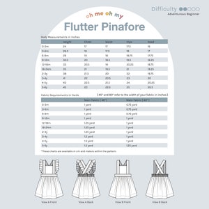Flutter Pinafore Dress PDF Sewing Pattern image 8