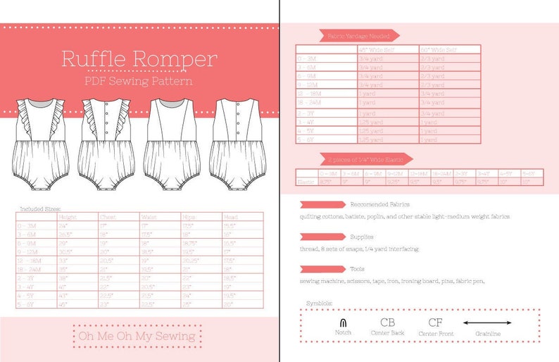 Baby Romper PDF Sewing Pattern image 10