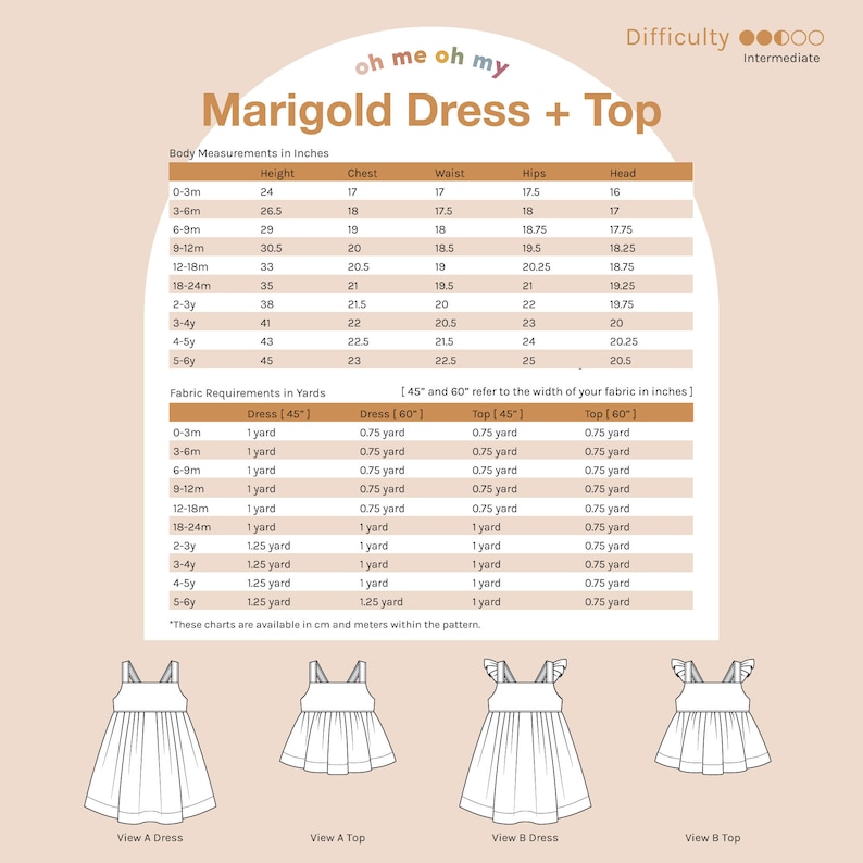 Marigold Dress Top PDF Sewing Pattern image 5