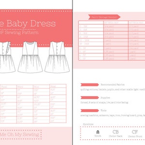 Ruffle Baby Dress PDF Sewing Pattern image 10