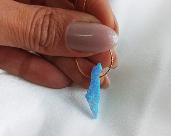 Opaal kaartketting Israël: sterlingzilveren joodse sieraden, NP1095