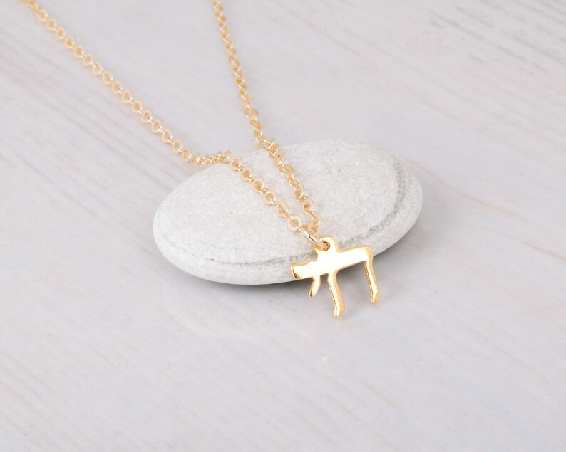 Chai Necklace Bat Mitzvah Gift Jewish Jewelry Tiny Chai Etsy