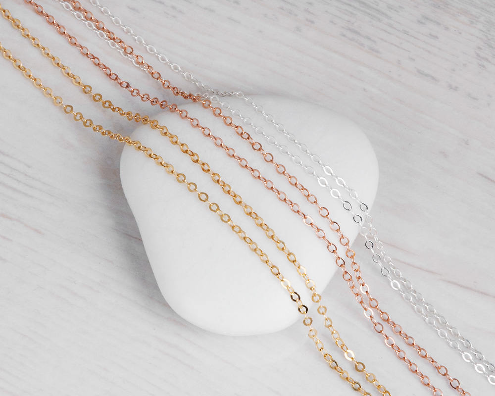 フリーパーソン Gold Choker Necklace Set, Necklace Set of 2, Minimal Y Lariat