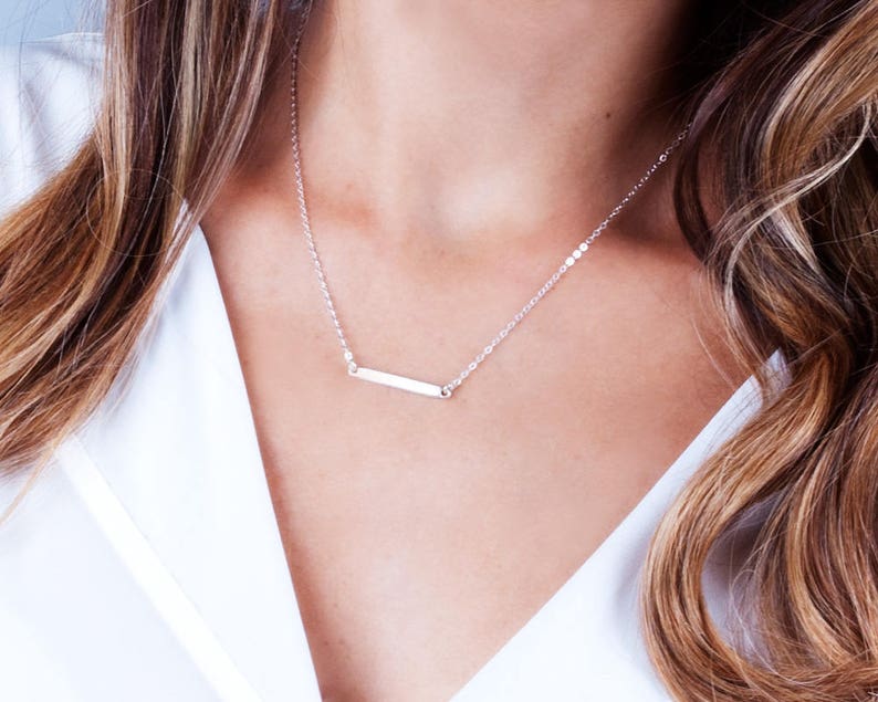 Minimalist bar necklace Clearance