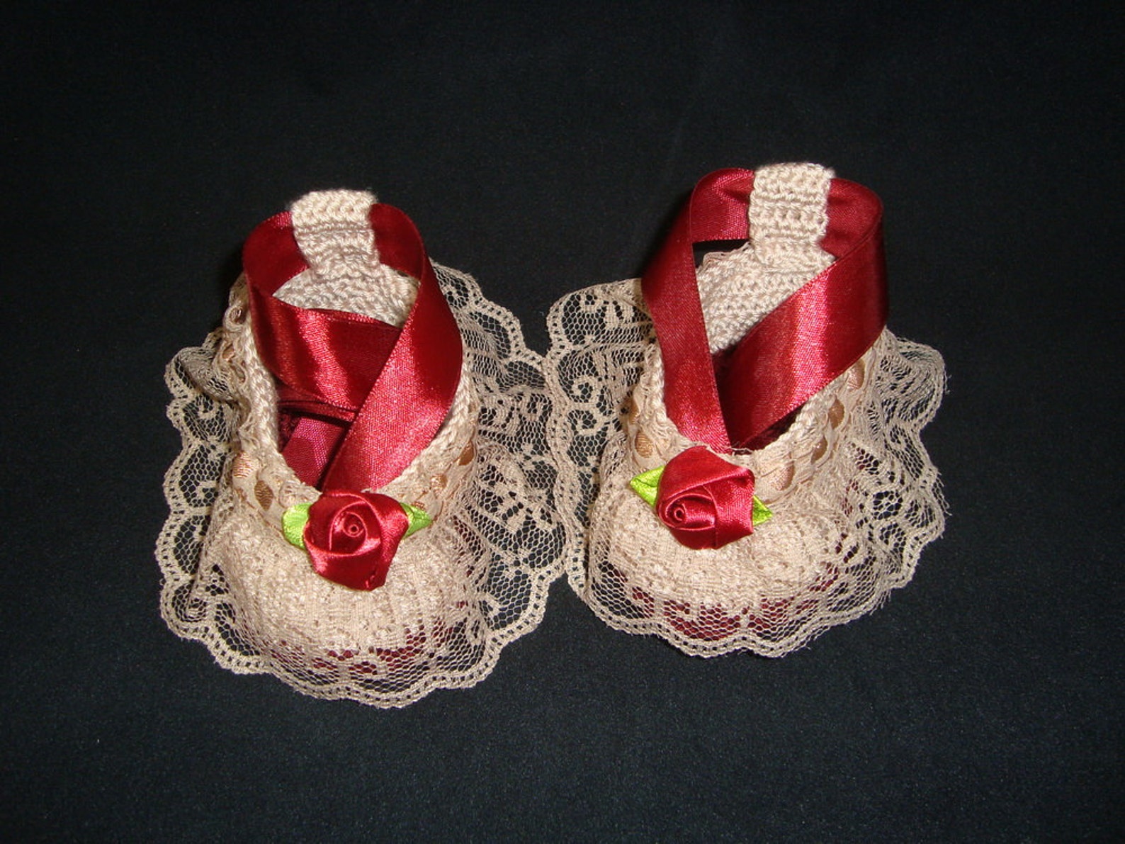 burgundy baby girl shoes