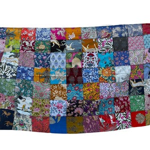 Patchwork fait à la main - Nappe, Étole....