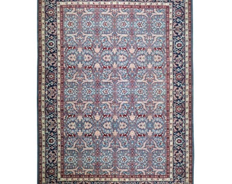 9.0 x 12.4 Hand-Knotted Oriental Traditional Rajasthani Design Handmade Wool Rug CW-2939
