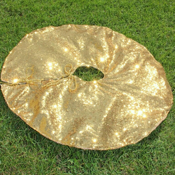 Gold Tree Skirt Etsy