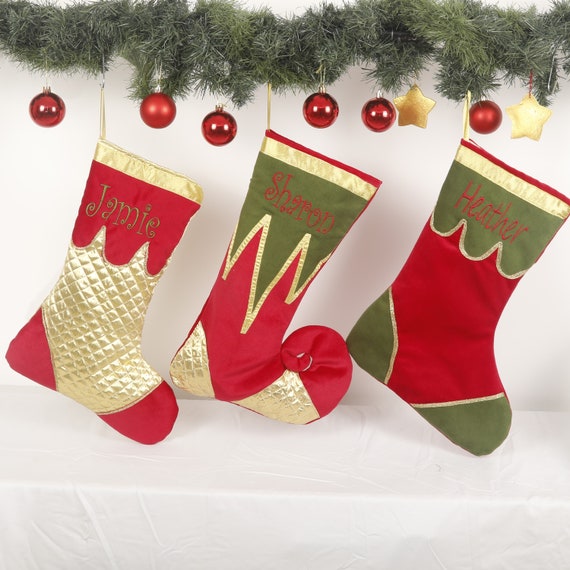 Etsy monogrammed christmas stockings Clearance