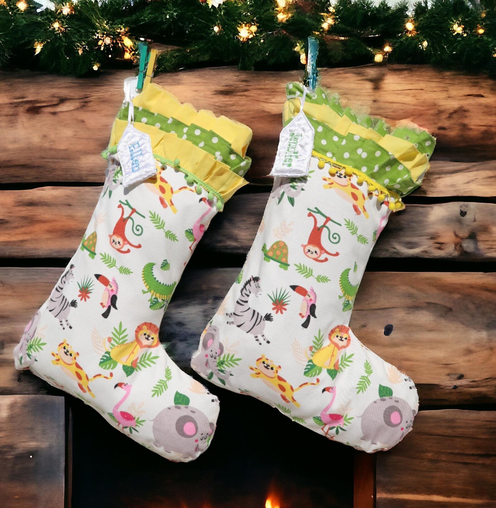 first-christmas-stocking-baby-stockings-zoo-animals-christmas-gift