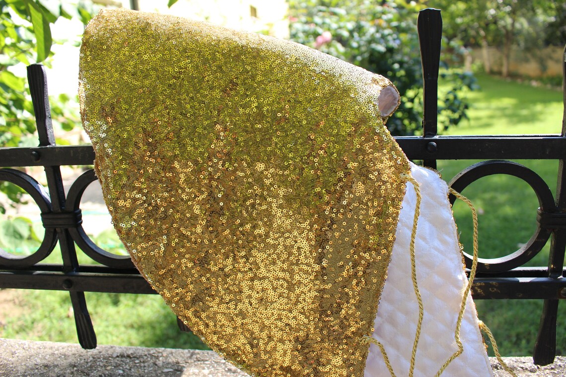 Gold Tree Skirt Sequin Tree Skirt Sparkle Christmas Tree Etsy