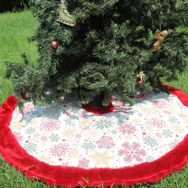 Faux Fur Tree Skirt Etsy
