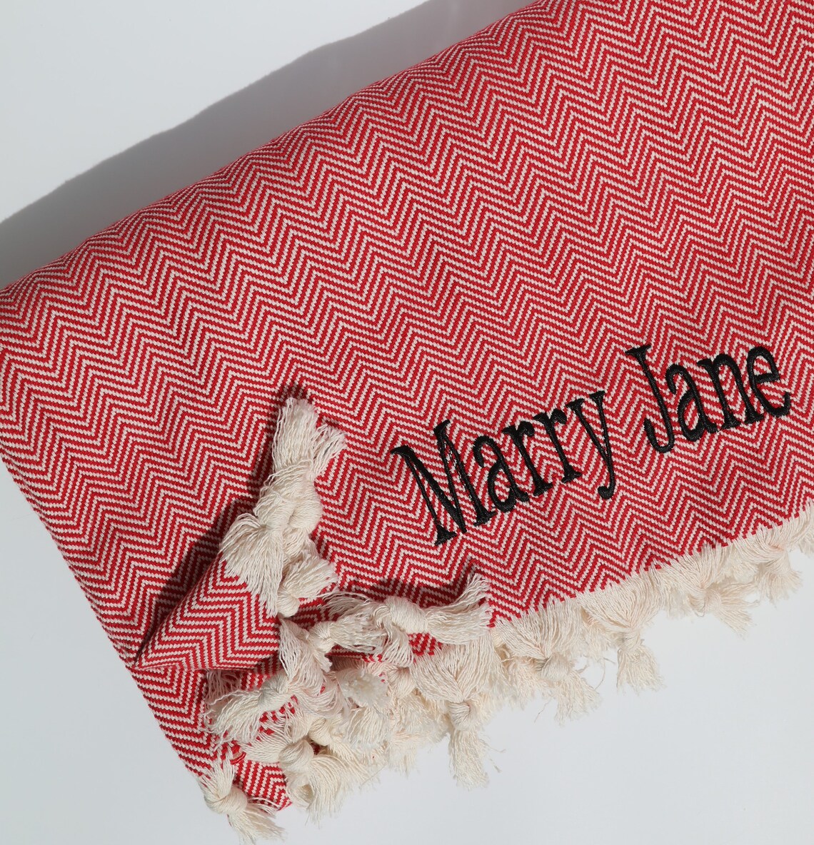 Monogram Throw Blanket Personalized Wedding Present Etsy