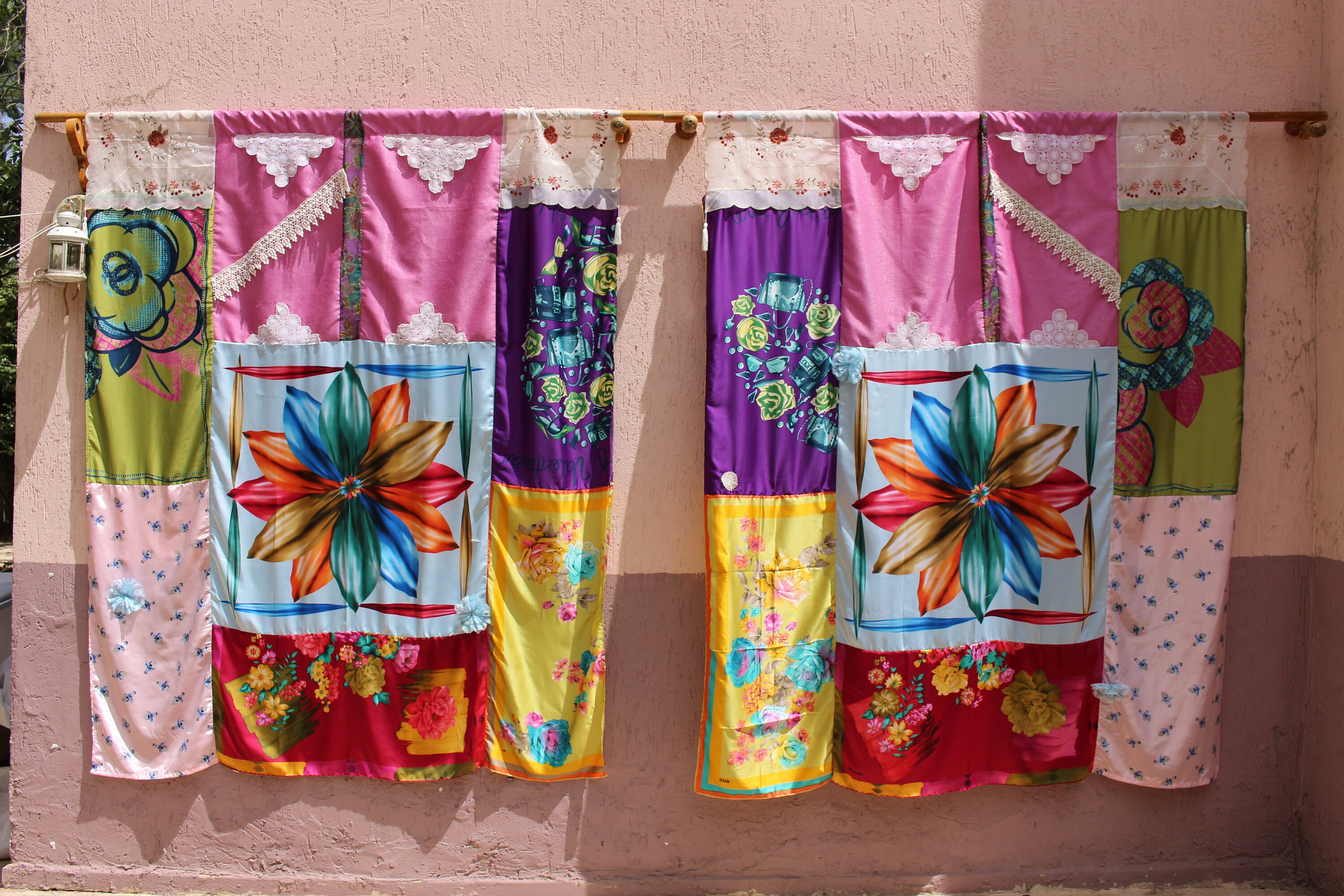 Boho Curtains Scarf Curtains Boho Curtain Panels Hippie Etsy