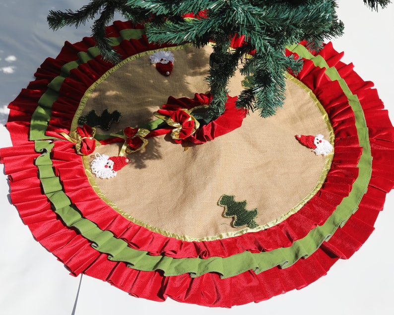 Shabby Chic Christmas Tree Skirt 
