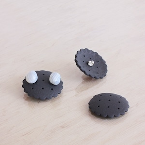 Matte black porcelain earring holder - Discounts for purchasing two or more pieces at one order