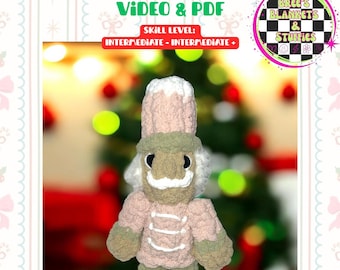 Chunky Knit Nutcracker Pattern | Finger/Hand Knit Video Tutorial + PDF Instructions