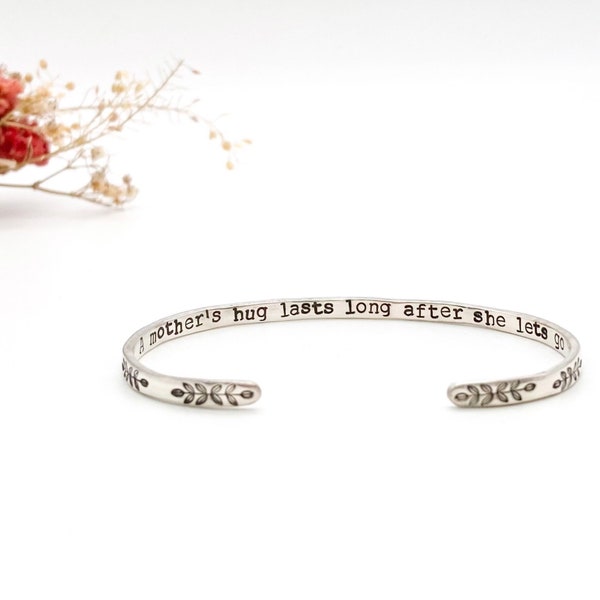 Loss of Mother gift Bracelet, Grief Jewelry, Memorial Bracelet Mom, Loss of mom mother, In memory of mom, Mourning Bracelet, 03